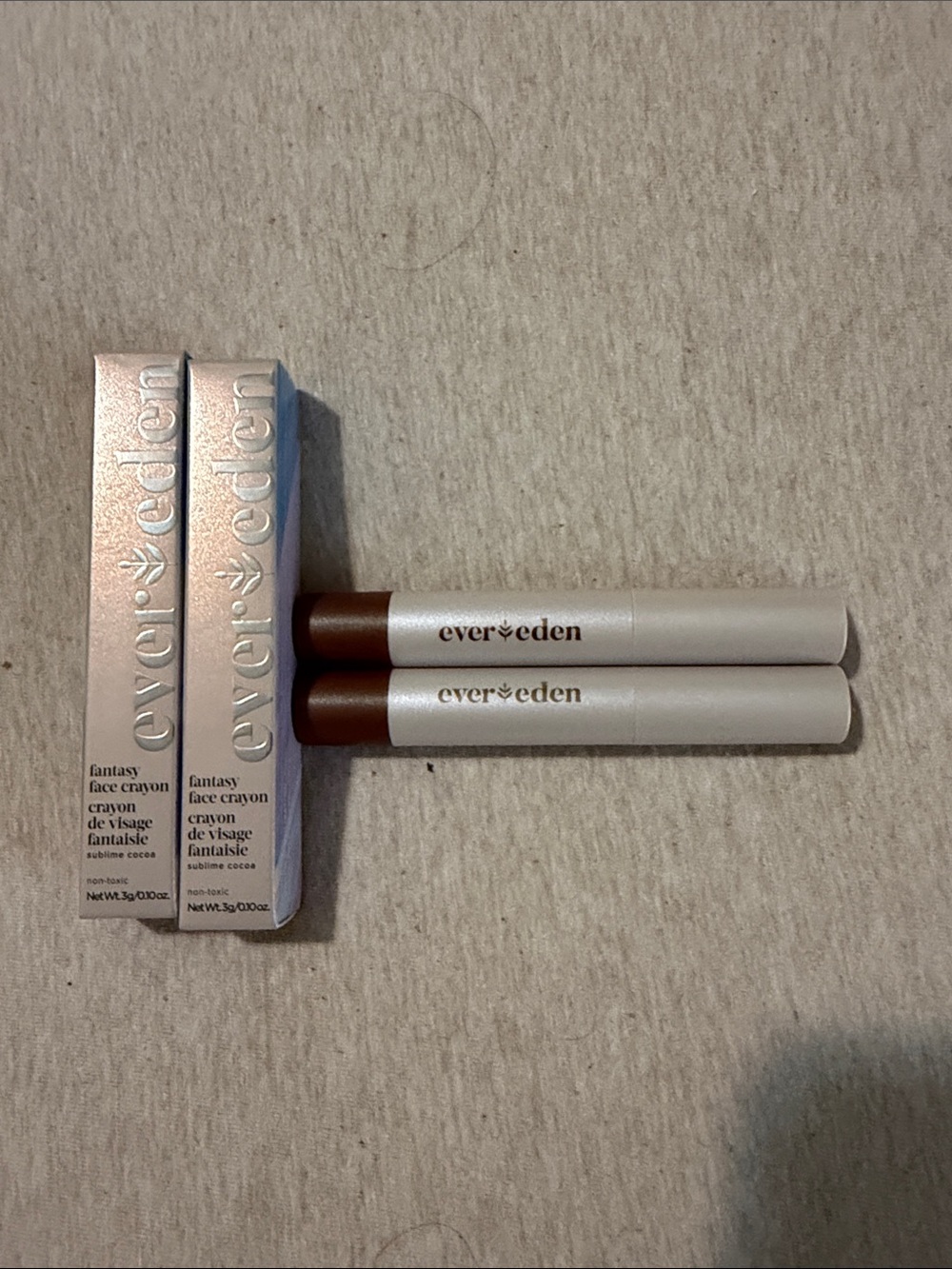 2 Evereden Fantasy Face Crayon Duo in Brown